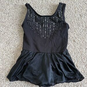 Cat & Jack Toddler Girls 4T Ballet Black Leotard With Sparkles Tutu
